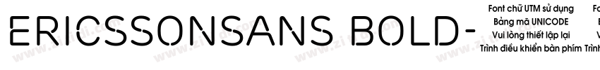 EricssonSans Bold字体转换